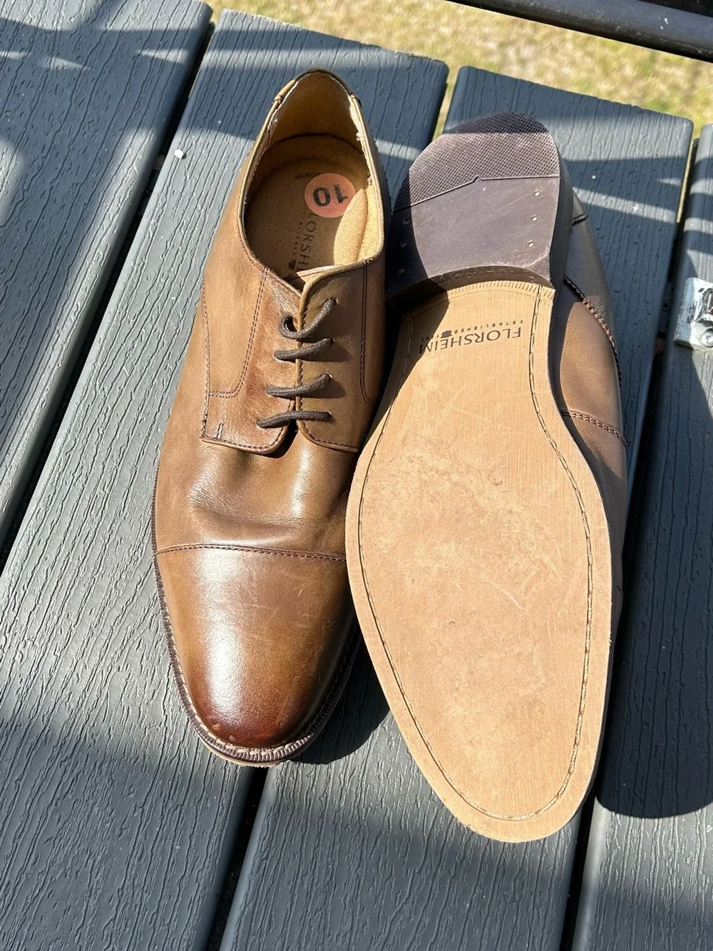 Florsheim leather cap